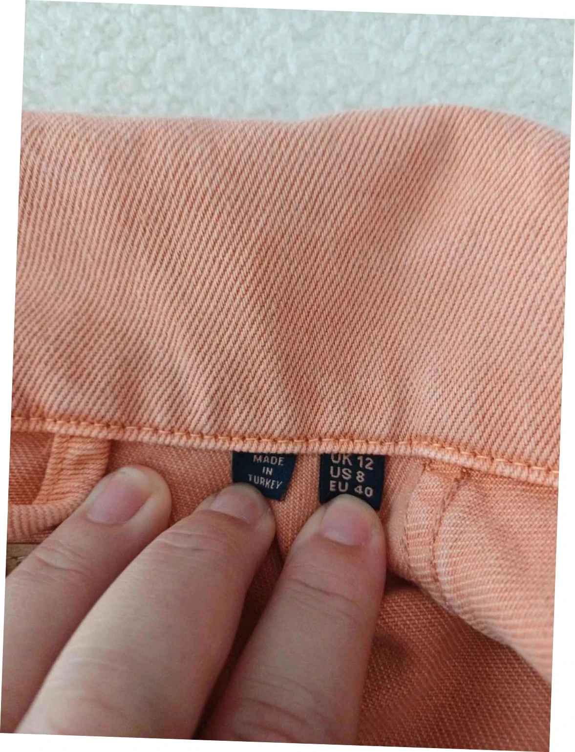Chaqueta de mezclilla Superdry color pesca / coral pastel - T40 (L) – photo 6